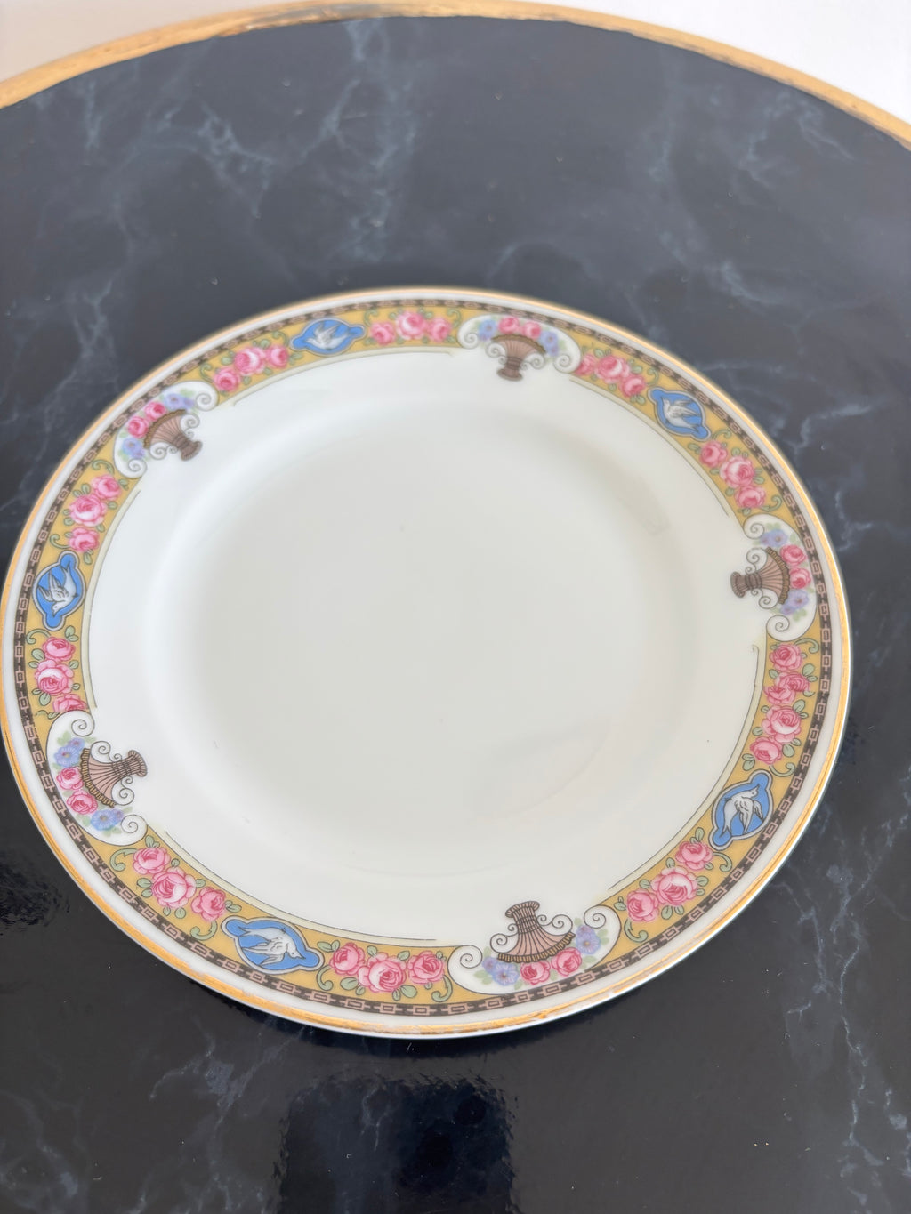 Service à dessert « The Vienna » en porcelaine de Bohême EPIAG, années 1940
