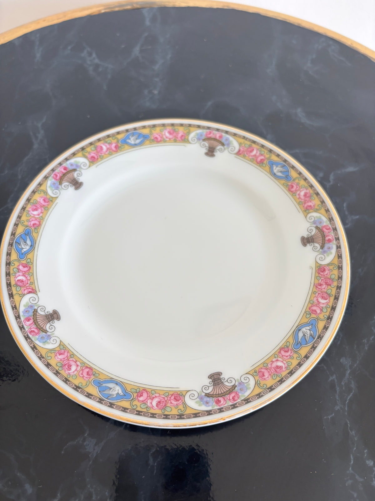 Service à dessert « The Vienna » en porcelaine de Bohême EPIAG, années 1940
