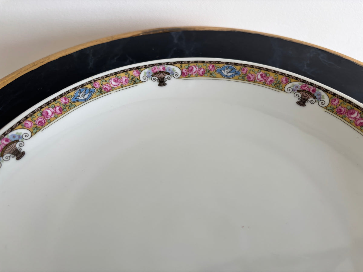 Service à dessert « The Vienna » en porcelaine de Bohême EPIAG, années 1940