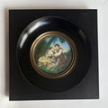 Miniature ancienne de style Rococo - Le « berger amoureux » d’après François Boucher.