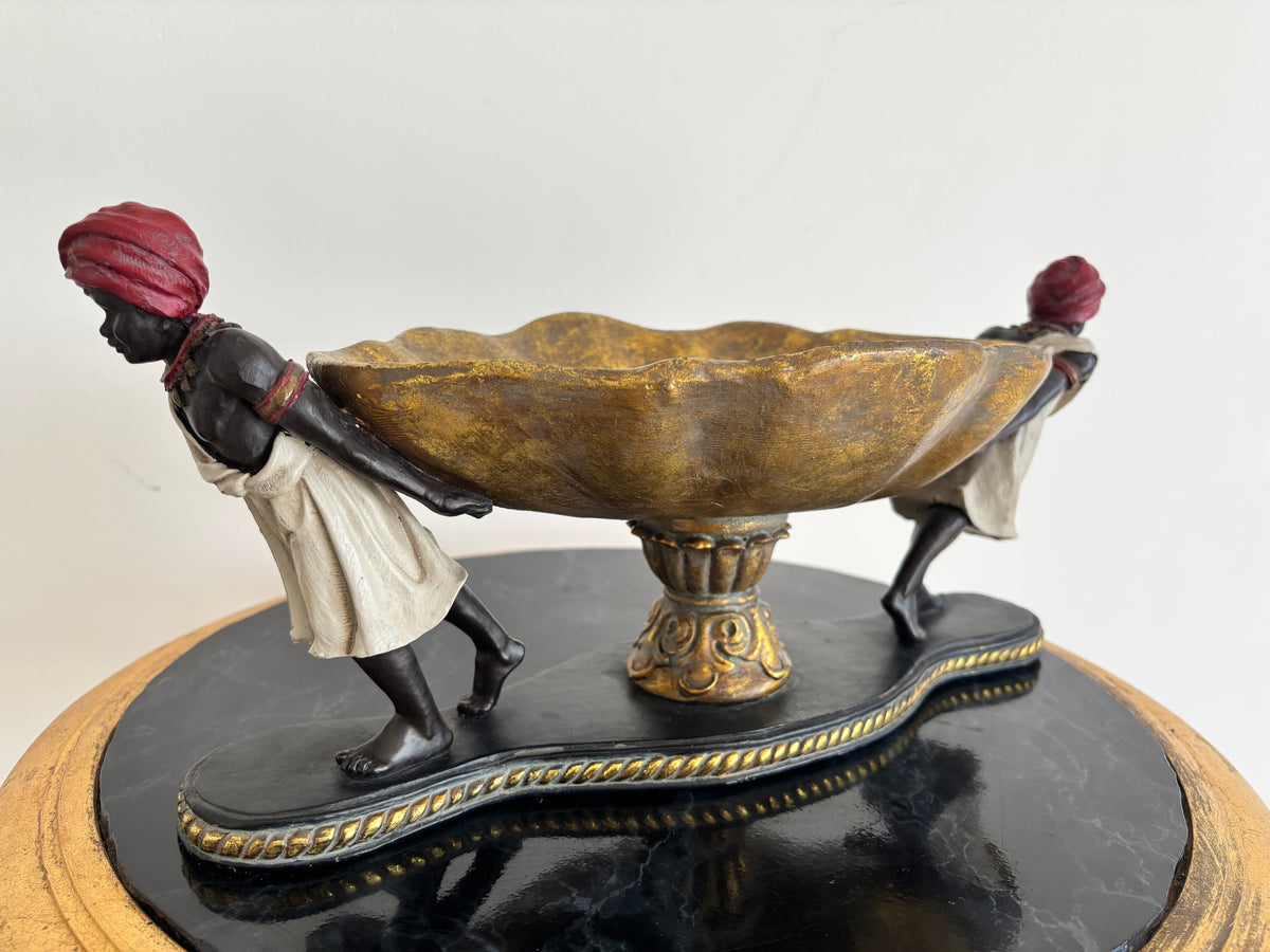 Centre de table « Blackamoor », Italie, années 1950-1960