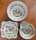 Lot de 3 plats en faïence de Quimper HB Henriot