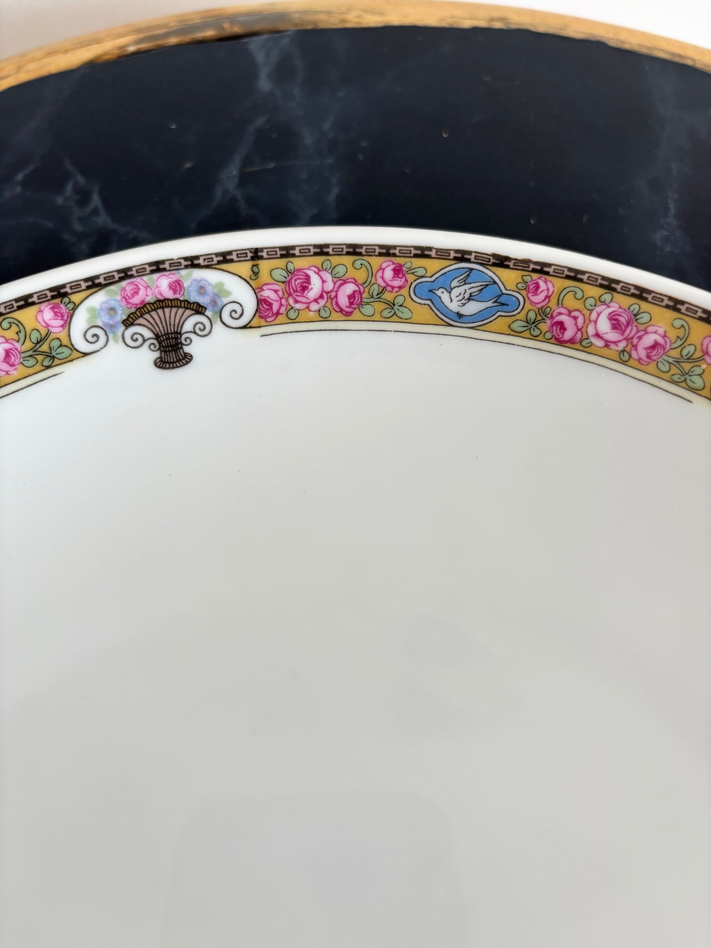 Service à dessert « The Vienna » en porcelaine de Bohême EPIAG, années 1940