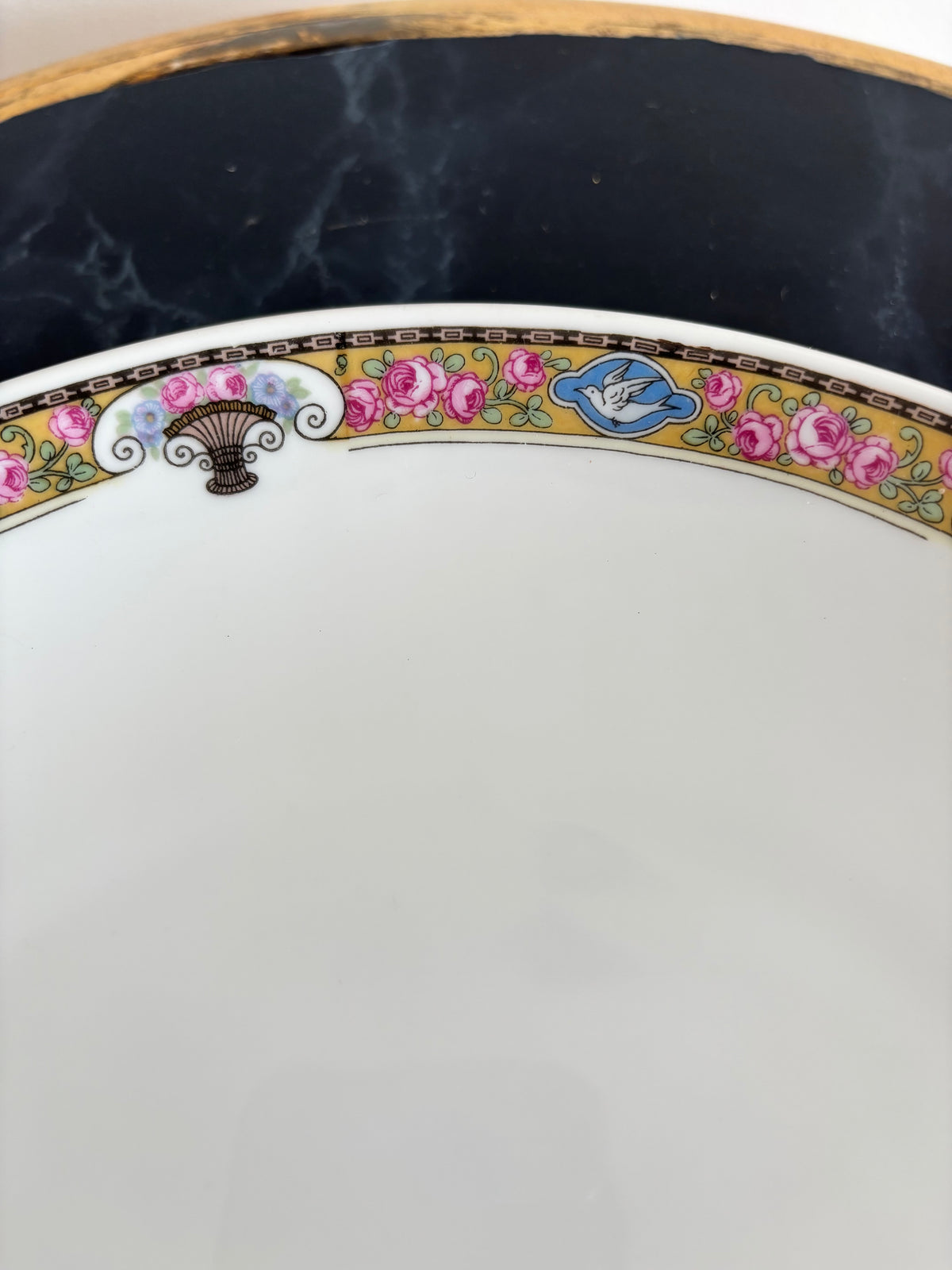 Service à dessert « The Vienna » en porcelaine de Bohême EPIAG, années 1940