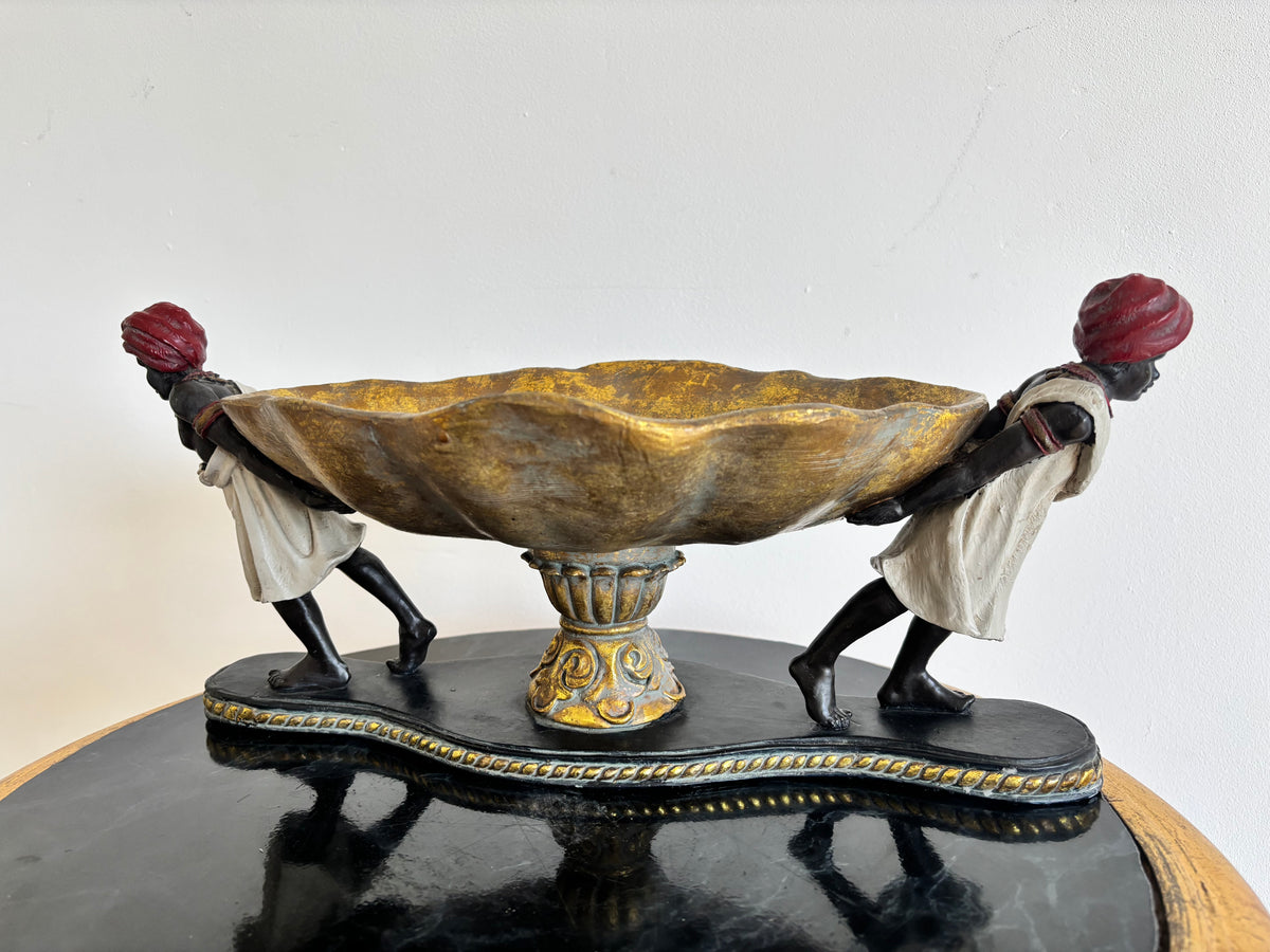 Centre de table « Blackamoor », Italie, années 1950-1960