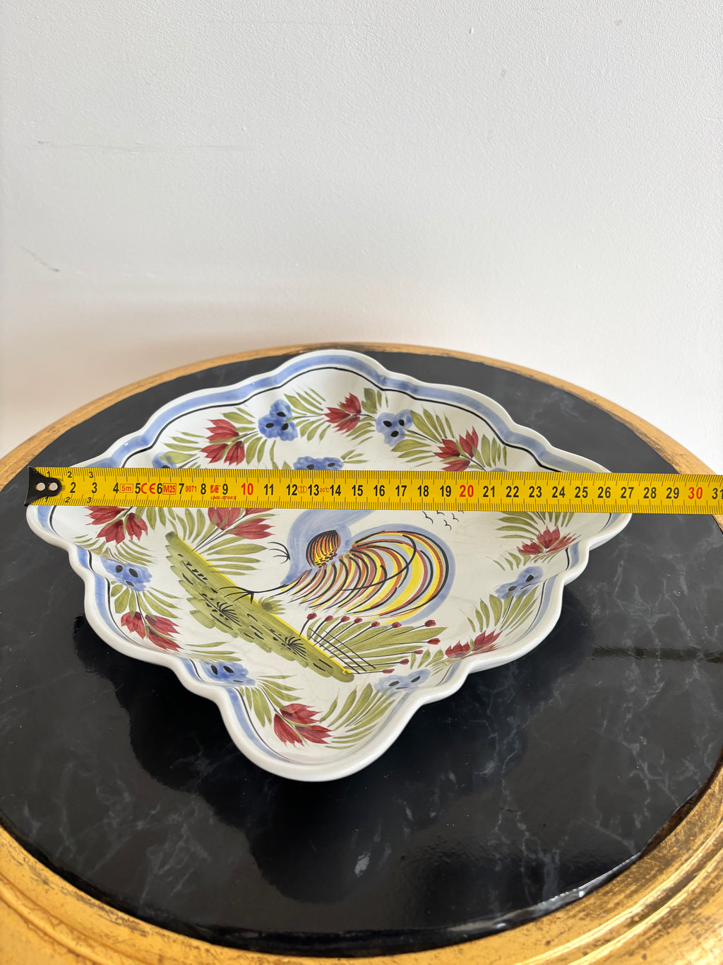 Lot de 3 plats en faïence de Quimper HB Henriot