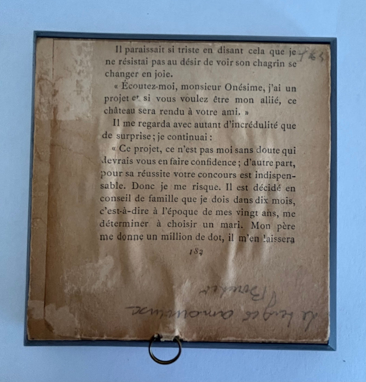 Miniature ancienne de style Rococo - Le « berger amoureux » d’après François Boucher.