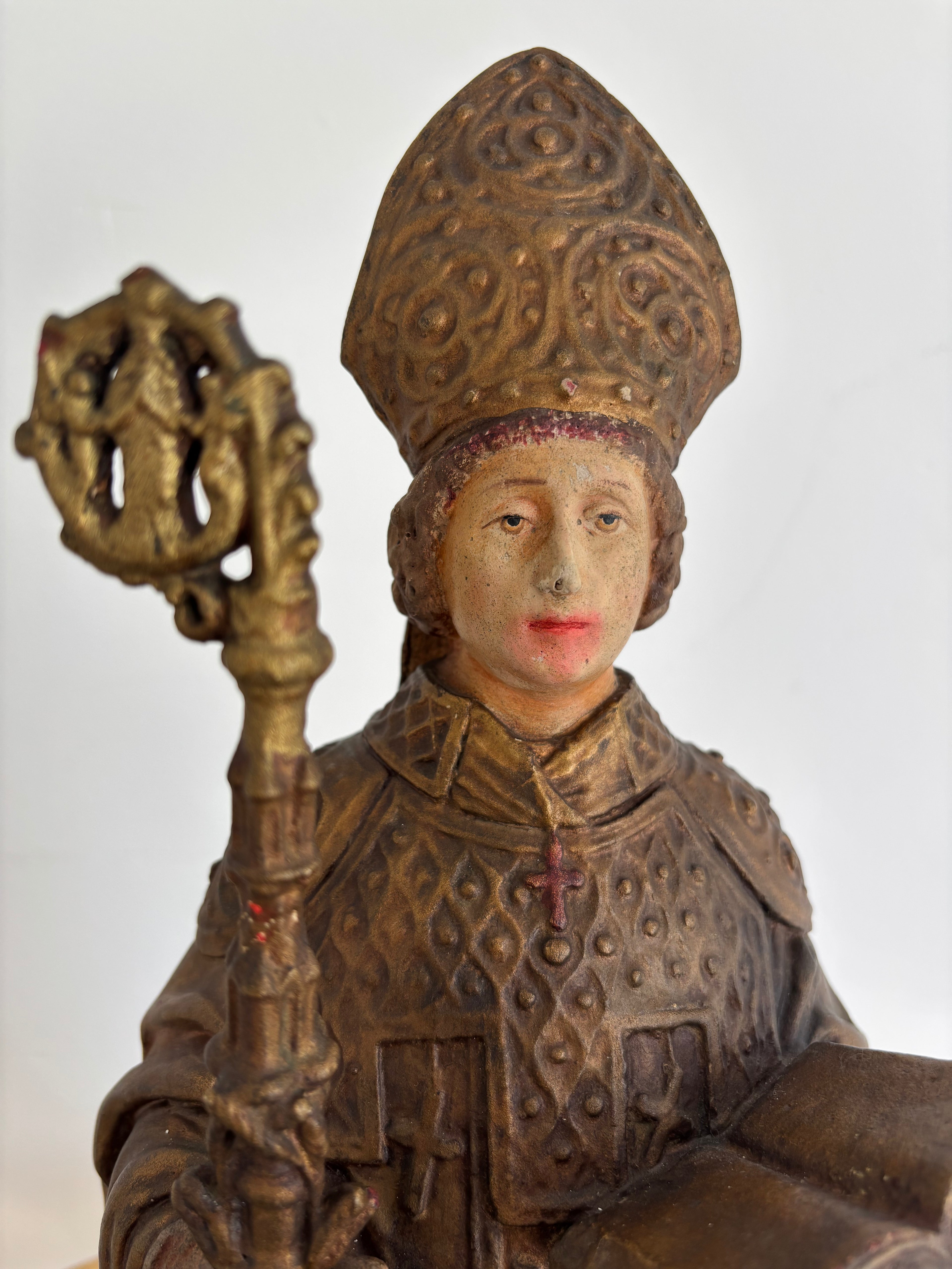 Buste reliquaire de Saint Lambert, ateliers Togneri, fin XIXe
