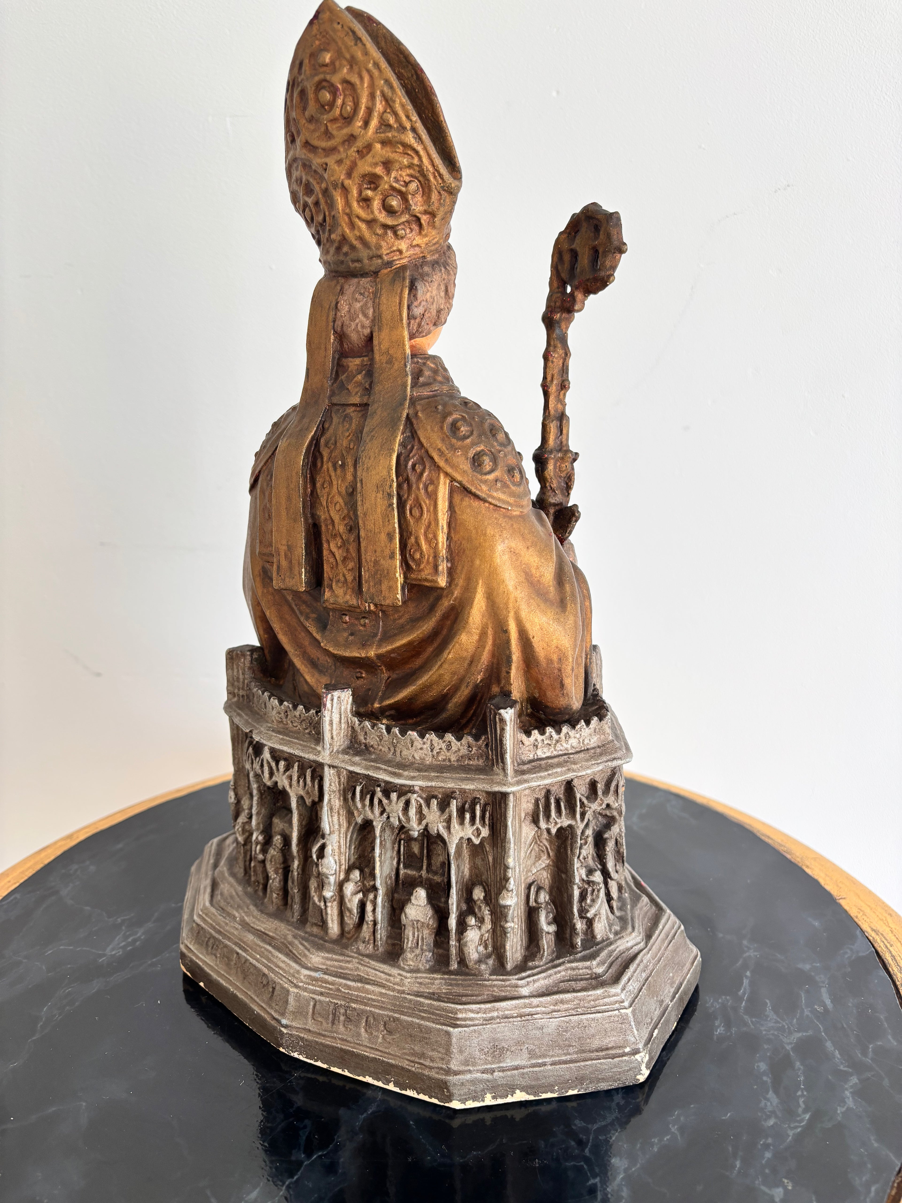 Buste reliquaire de Saint Lambert, ateliers Togneri, fin XIXe
