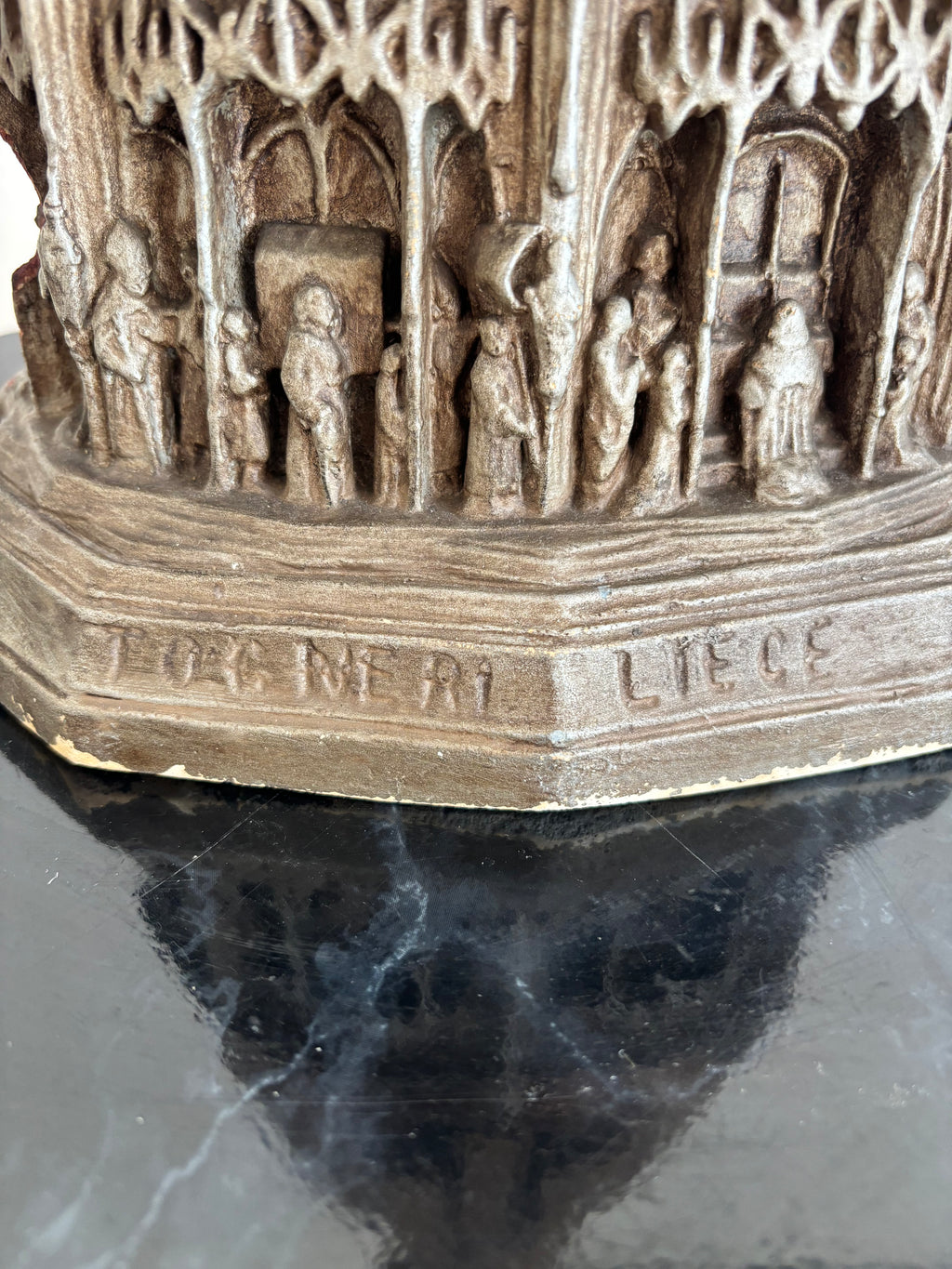 Buste reliquaire de Saint Lambert, ateliers Togneri, fin XIXe