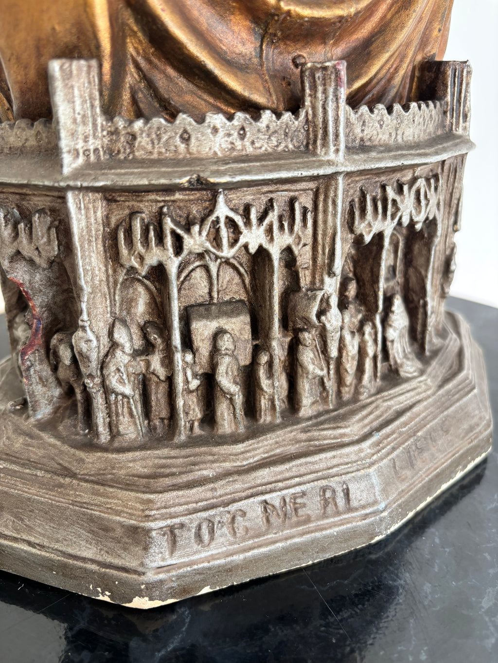 Buste reliquaire de Saint Lambert, ateliers Togneri, fin XIXe