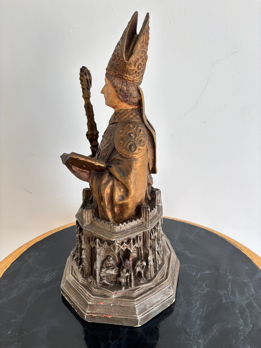 Buste reliquaire de Saint Lambert, ateliers Togneri, fin XIXe