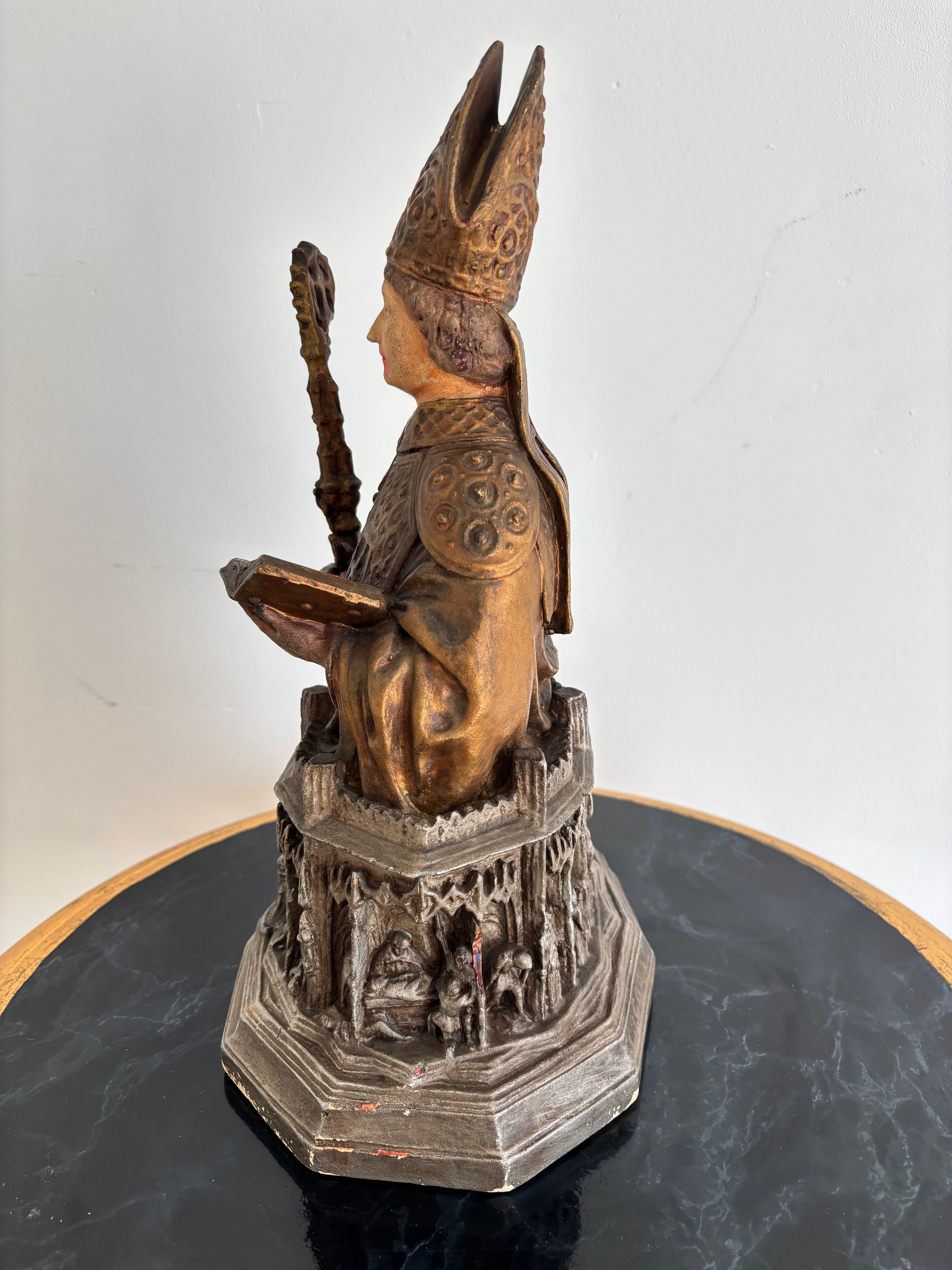 Buste reliquaire de Saint Lambert, ateliers Togneri, fin XIXe