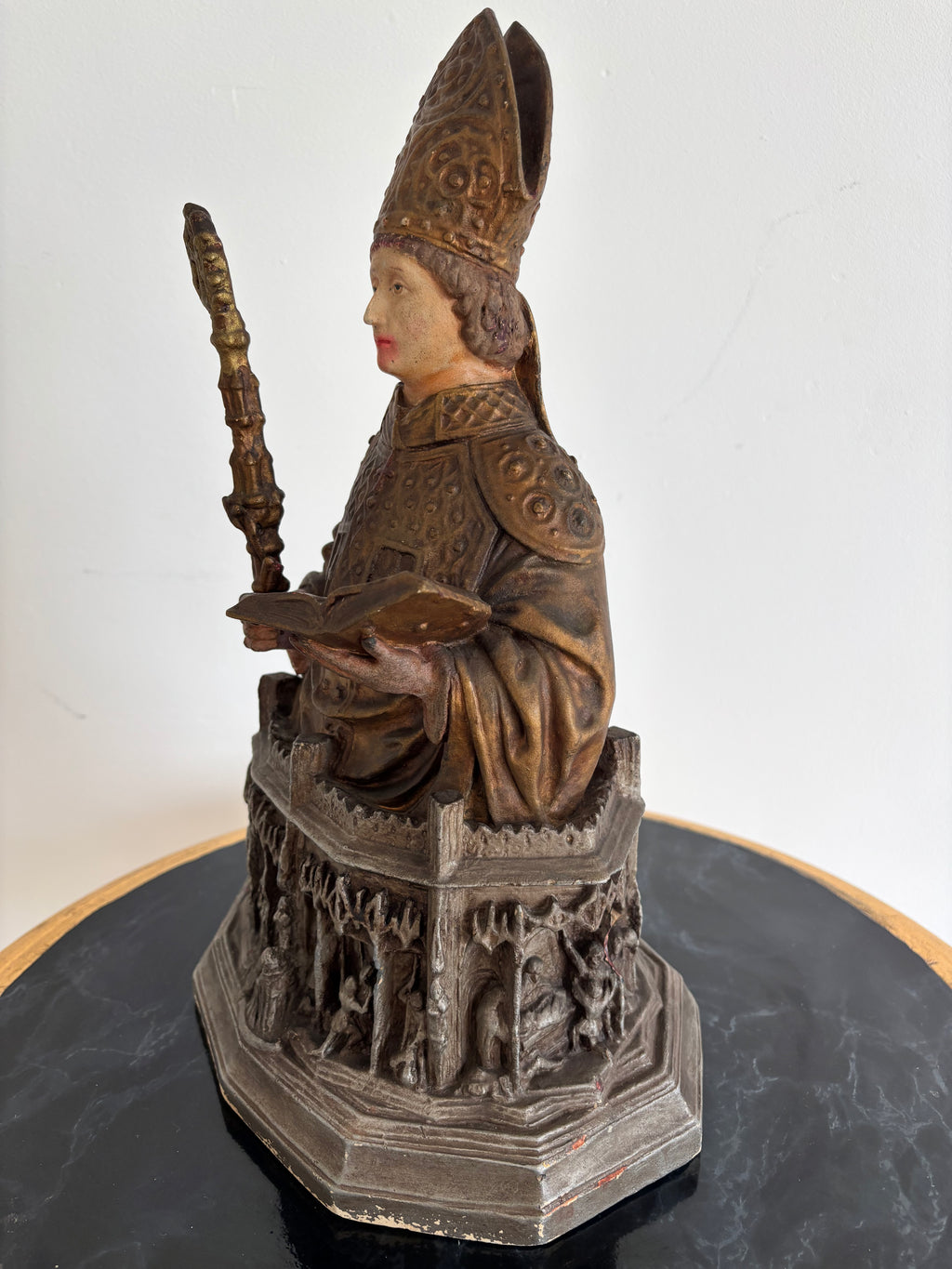 Buste reliquaire de Saint Lambert, ateliers Togneri, fin XIXe