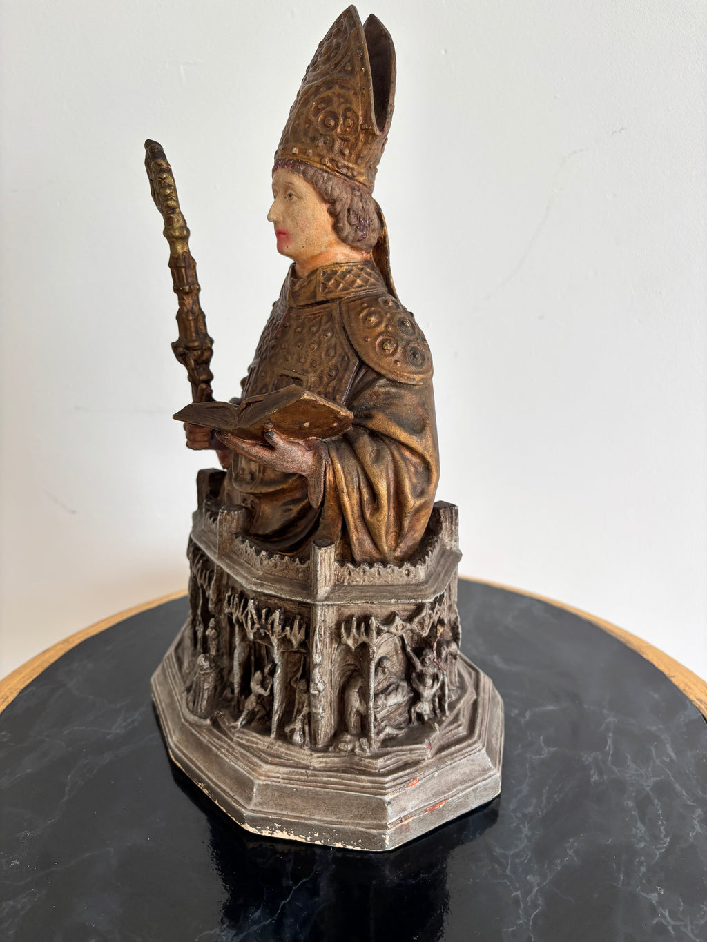 Buste reliquaire de Saint Lambert, ateliers Togneri, fin XIXe