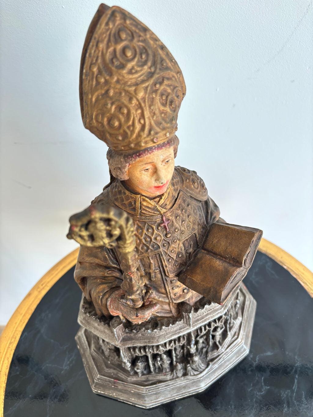 Buste reliquaire de Saint Lambert, ateliers Togneri, fin XIXe