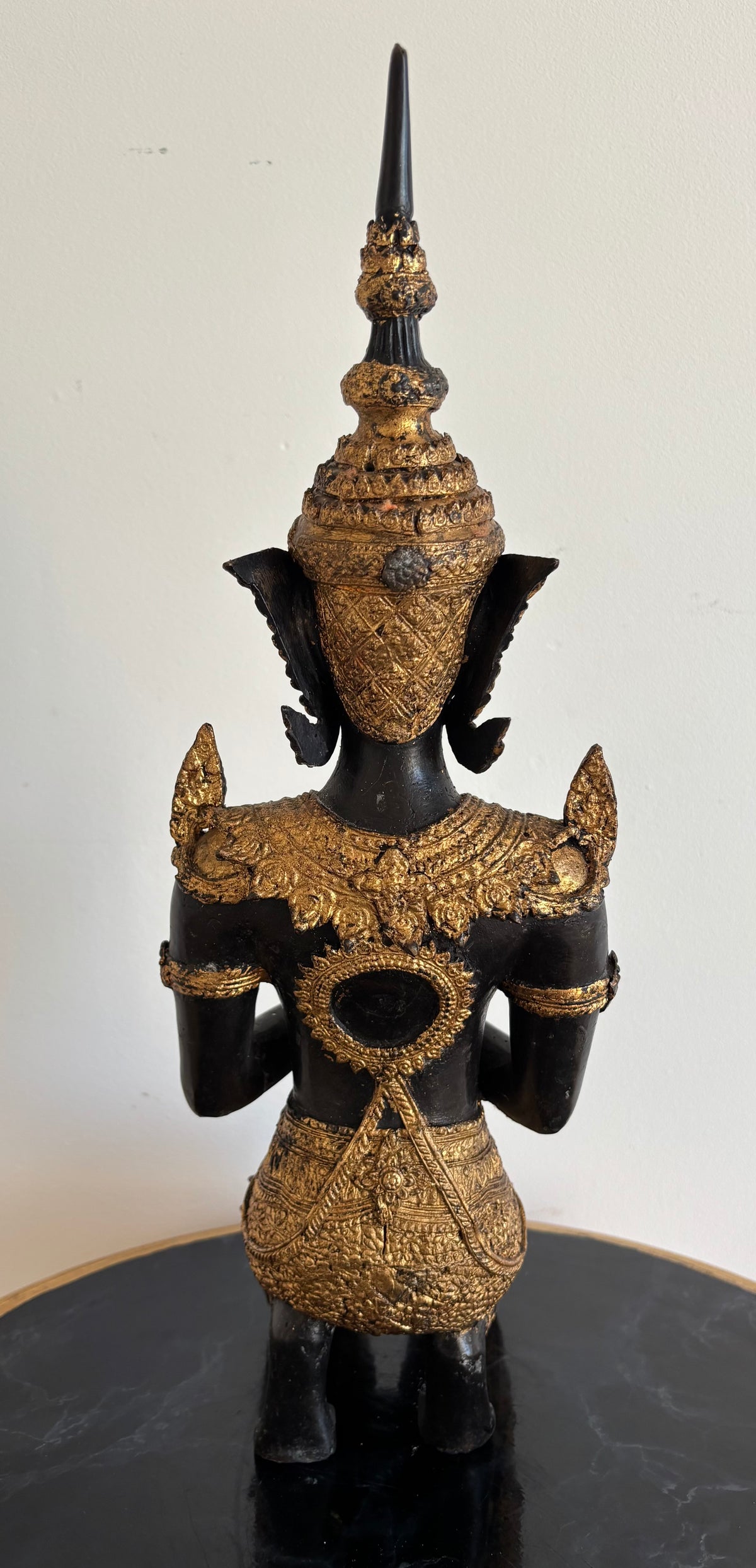 Statue thaïlandaise Ange gardien Teppanom en bronze – vue 3