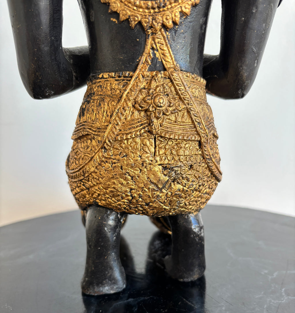 Statue thaïlandaise Ange gardien Teppanom en bronze – vue 10